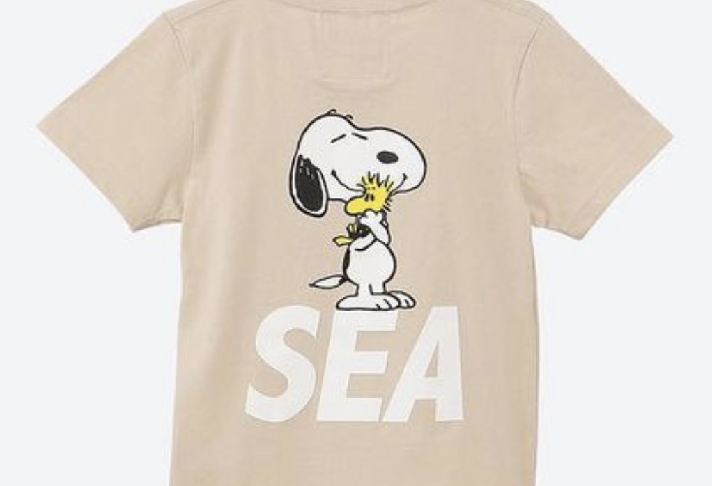 WIND AND SEA スヌーピー コラボ Tシャツ 黒 Mサイズ